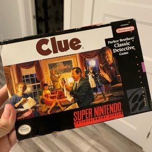 Clue 🕵️‍♀️ Super Nintendo game